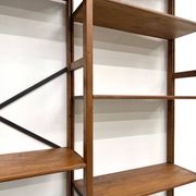 Bibliothèque Moderniste XXL en Pin Massif – Design Années 50 – L164 cm