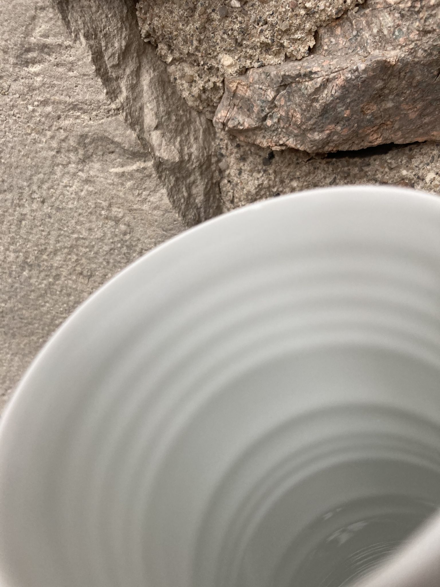 Porcelain biscuit vase