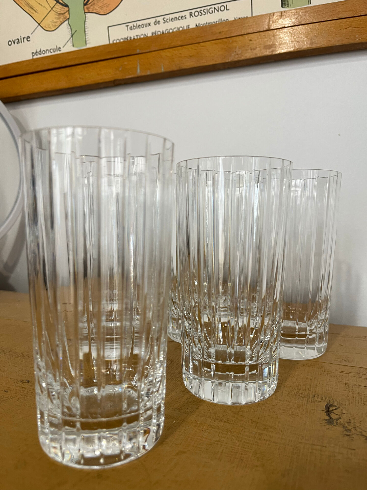 Set of 6 Baccarat "Harmonie" tankards.
