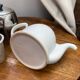 Salam Tea teapot, porcelain and stainless steel