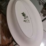 Old Sarreguemines ravier serving dish