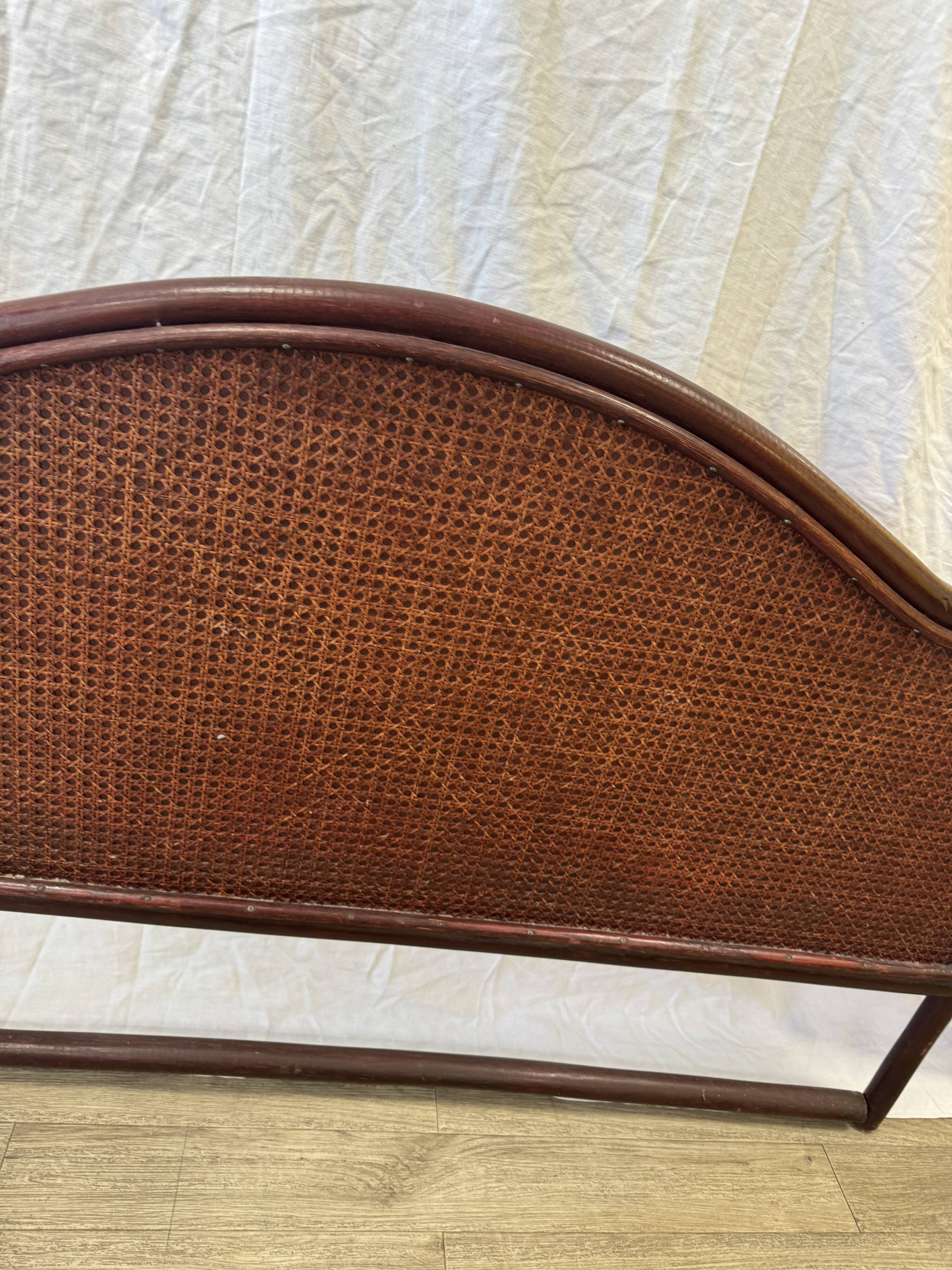 Rattan headboard