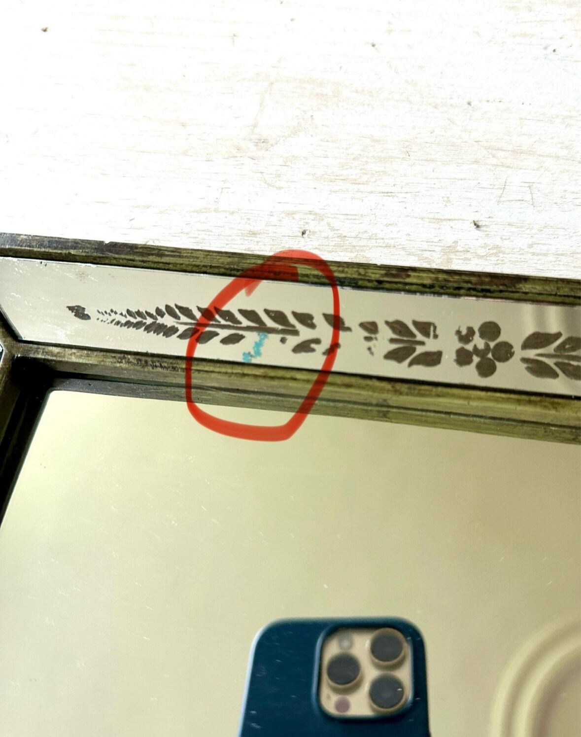 Miroir style vénitien