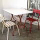 Table de jardin rivetée 1930