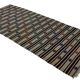 Turkish Kilim Konya 153x368 cm Fertility Motif Striped White Vintage