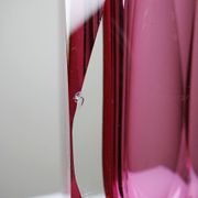 Faceted submerged vase Murano pink glass and crystal from the 1950s-60s.