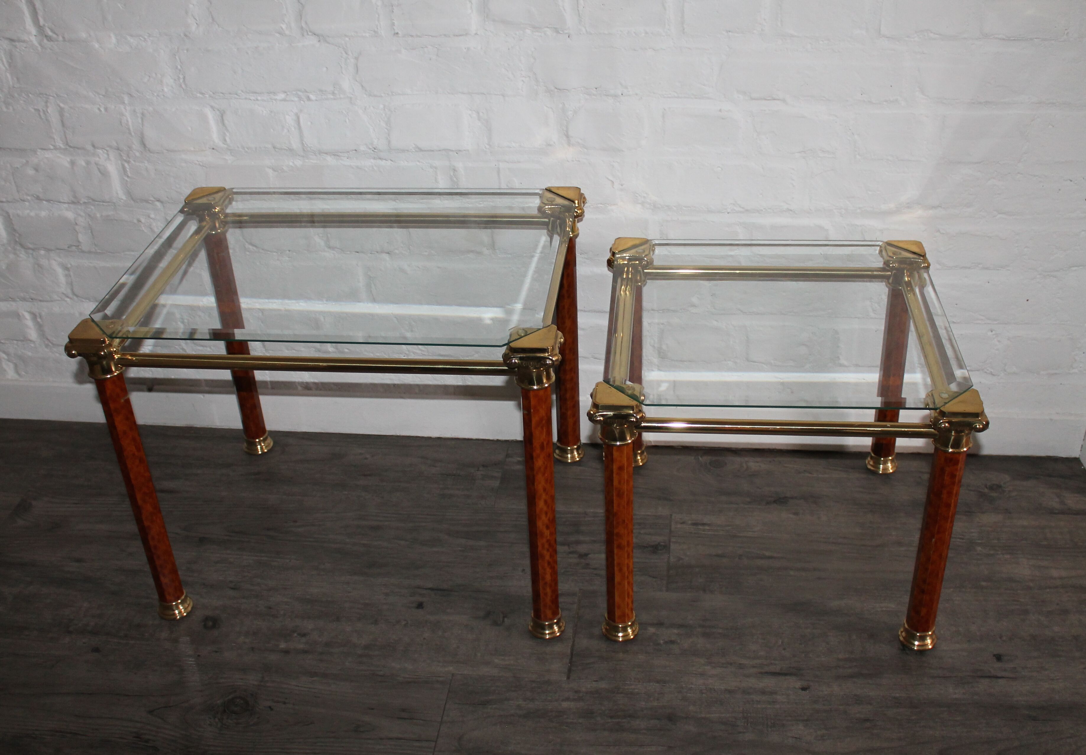 Verona brass tables made in Italy
