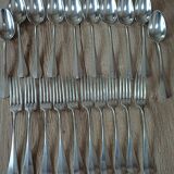 silver-plated cutlery set of 20 pieces