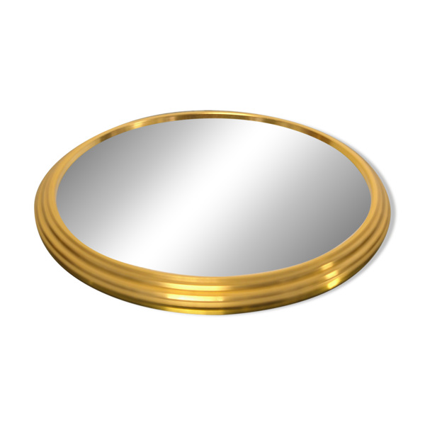 Plateau miroir art déco