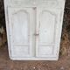 2 portes de placard anciennes en bois avec chassis