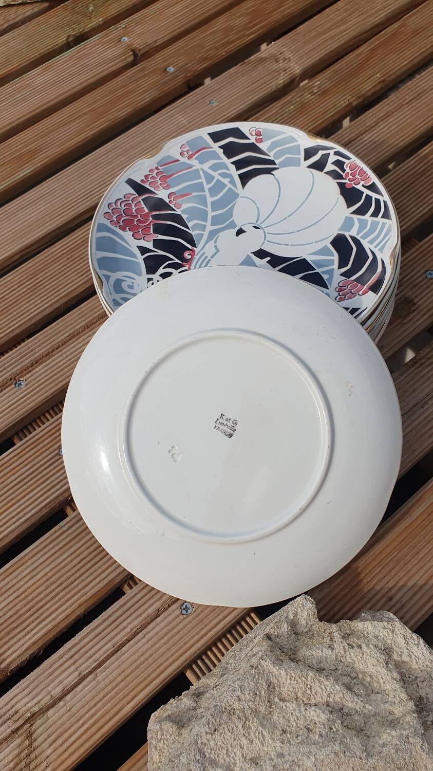 Lunéville Art Deco Plates