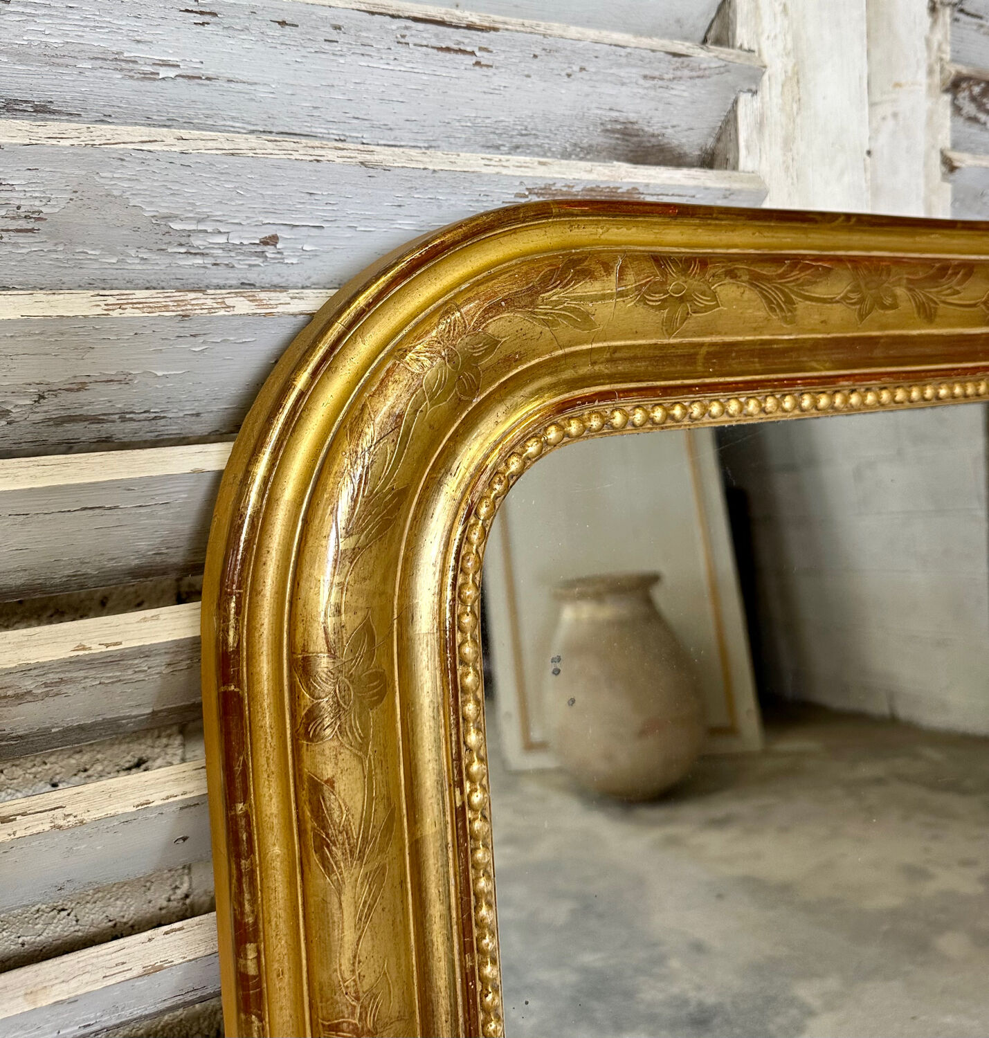 Louis Philippe gilded mirror 19th century