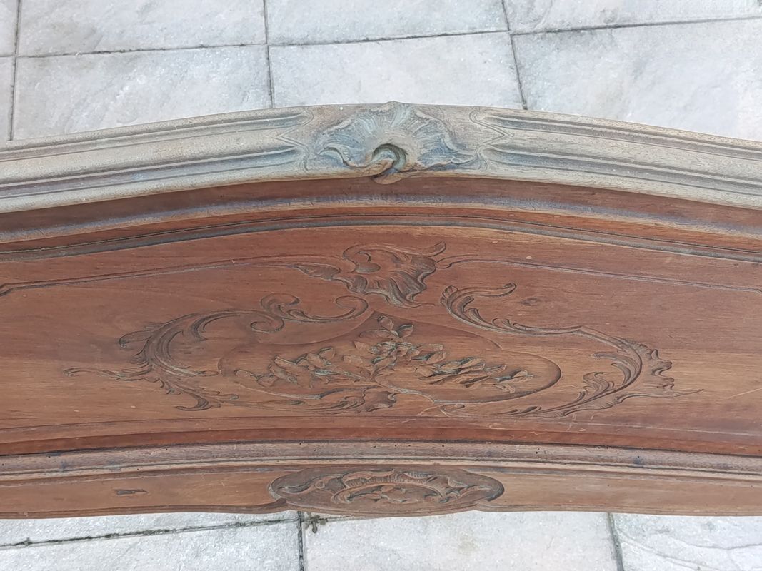 Walnut cabinetmaker's bed