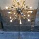 Floor lamp in gold metal of the 1960s