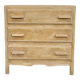 Vintage beech chest of drawers