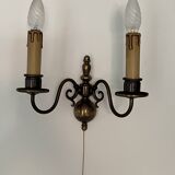 applique mural en laiton