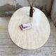 Travertine dining table 1970 Italy Tobia Scarpa