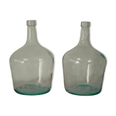Set of 2 light green lady-jeannes