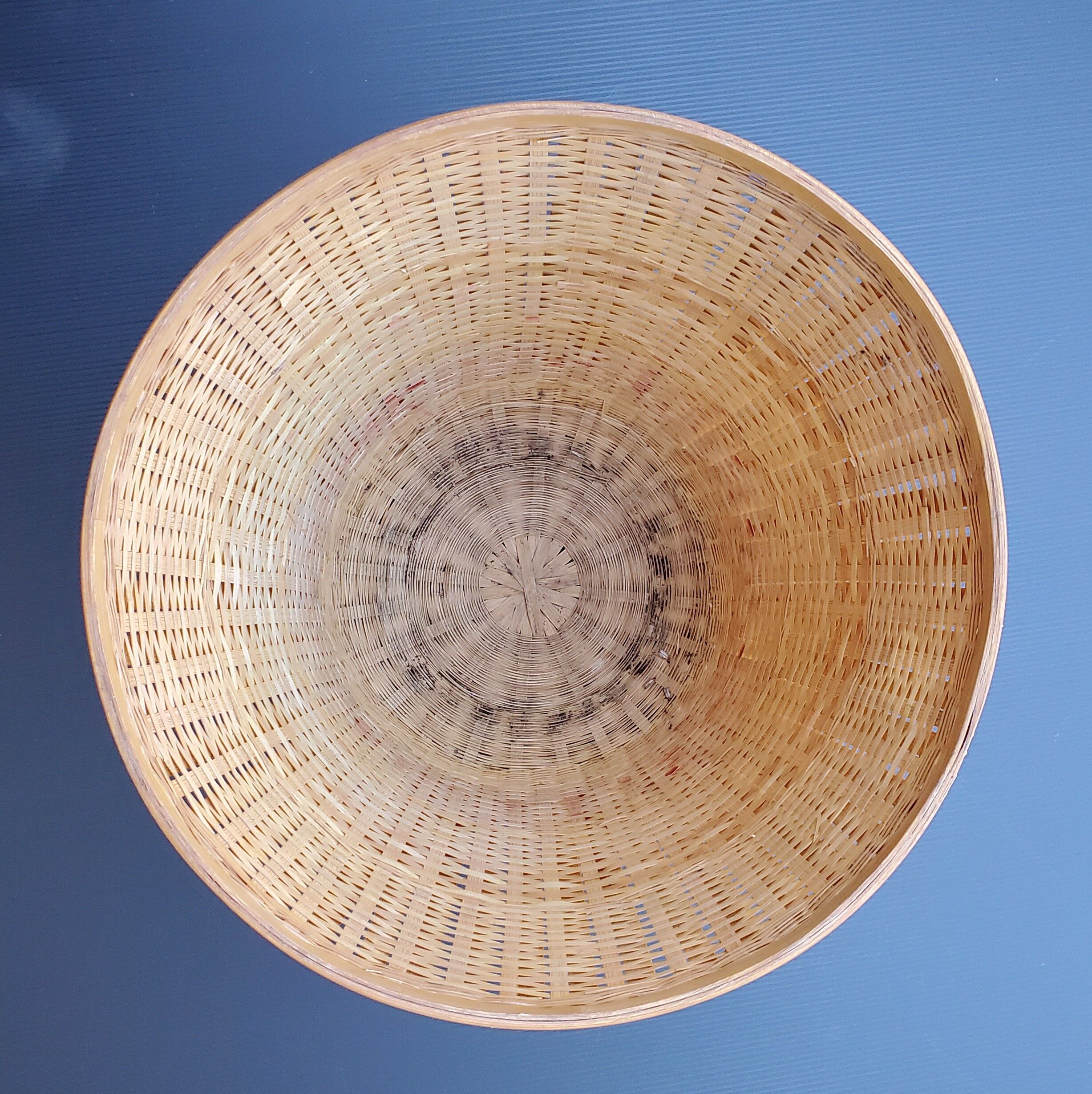 80's rattan pot cover