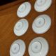 Small Chinese blue and white tea set for 6 cups and saucers.