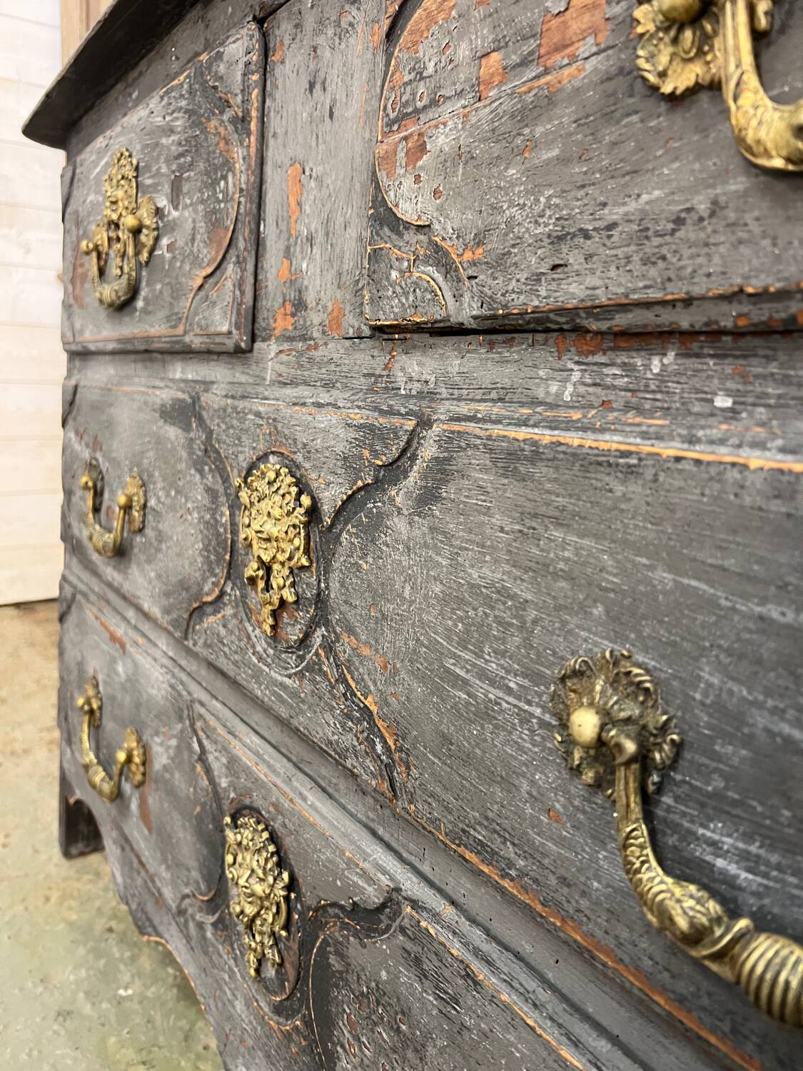 18th century patinated chest of drawers