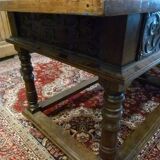 19th century walnut table