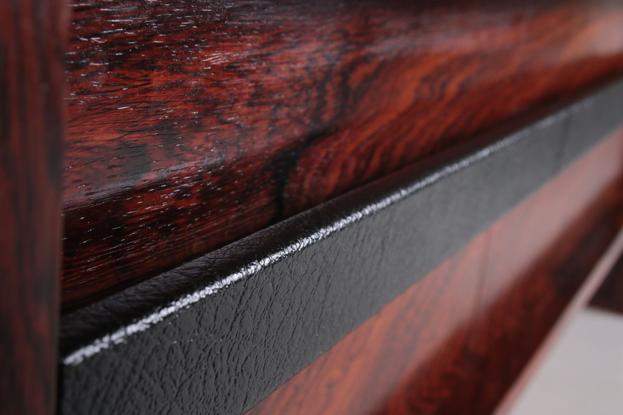 Low sideboard or TV cabinet made of Pallisander wood from the 1960s, Sweden.