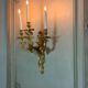 Pair of large wall sconces in Louis XV style circa 1880