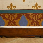 Four-Panel Mahogany Screen – First Part 20th Century