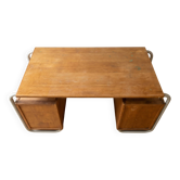 Vintage industrial desk in wood and metal