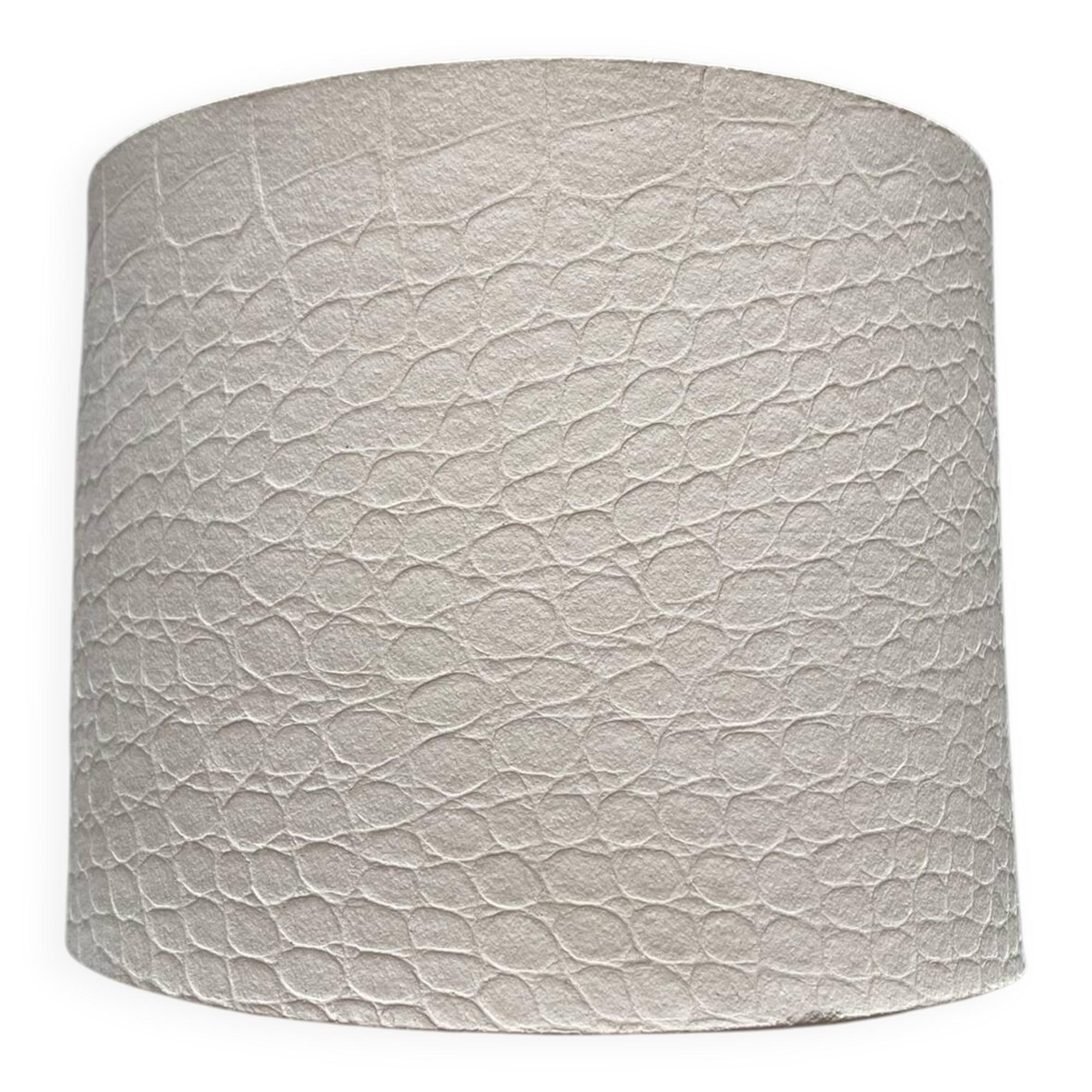 Ceramic crocodile print applique in stoneware. Handmade in France.
