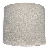Ceramic crocodile print applique in stoneware. Handmade in France.