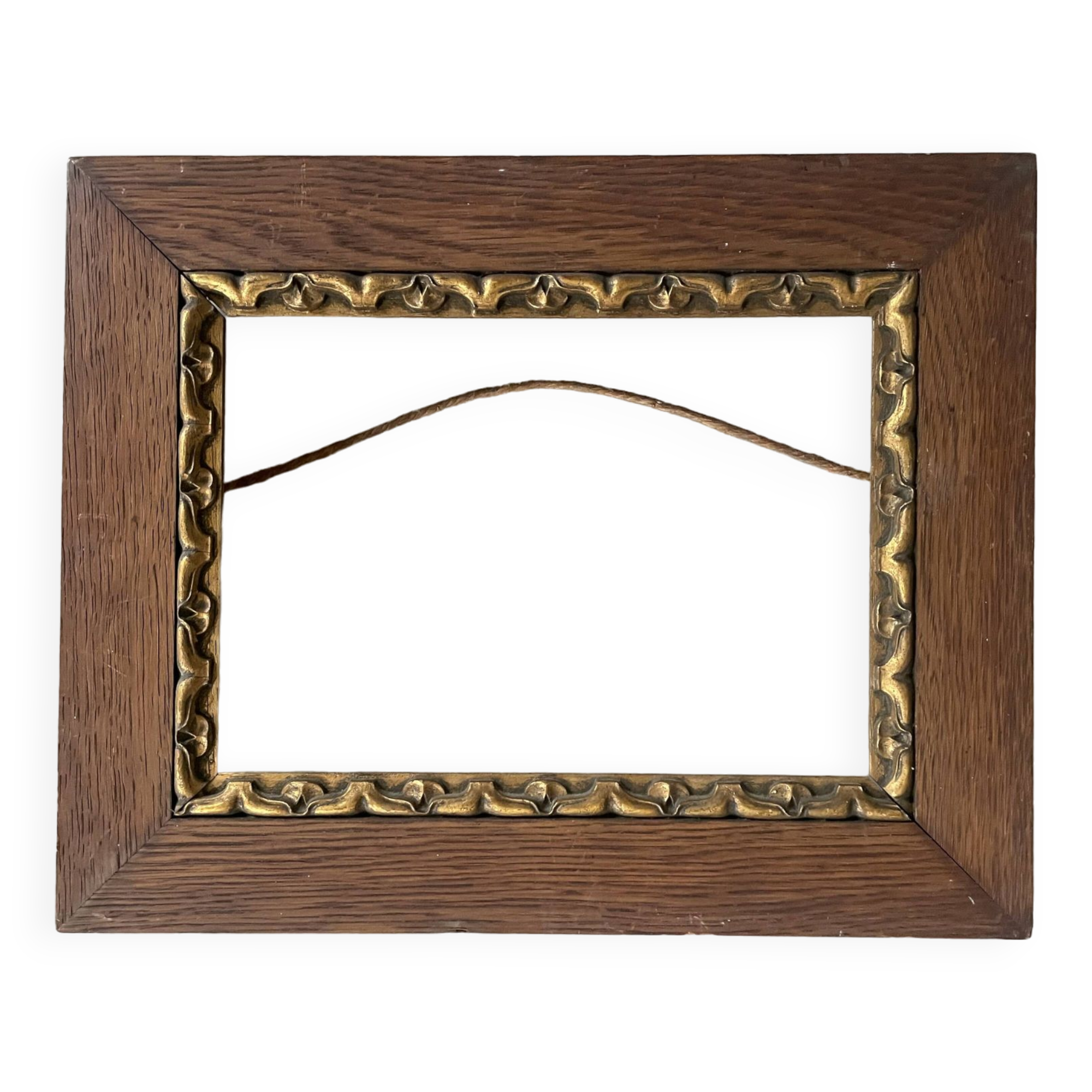 Old wooden frame 31x25cm