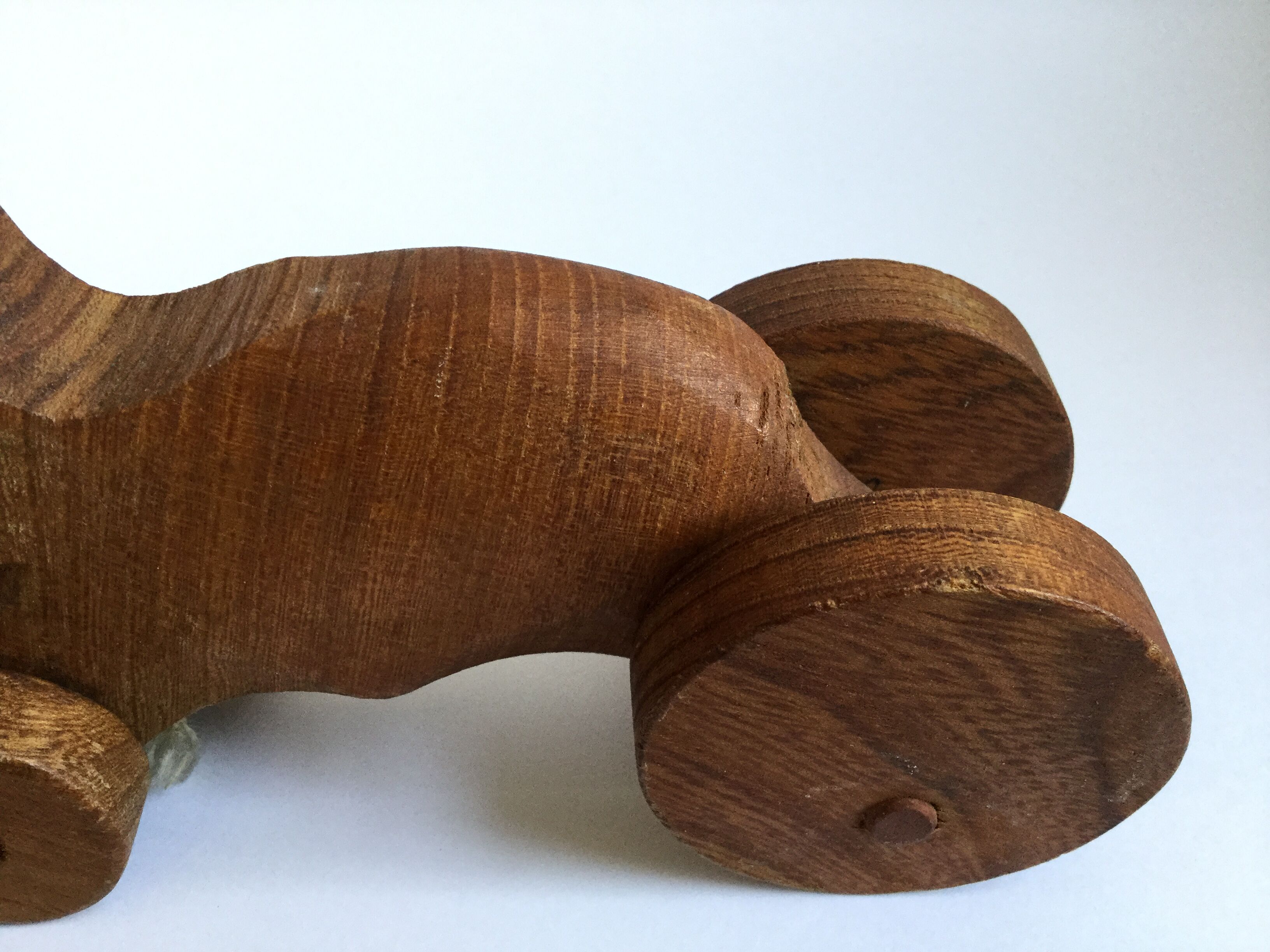 Handmade wooden toy Rabbit to shoot