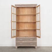 Vitrine en chêne, design danois, années 1980, production : Danemark