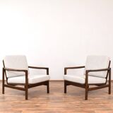 Mid-Century Lounge Chairs by Z. Bączyk, 1960s, Set of 2