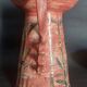 Vintage signed hand candle holder