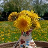 Small colorful vase