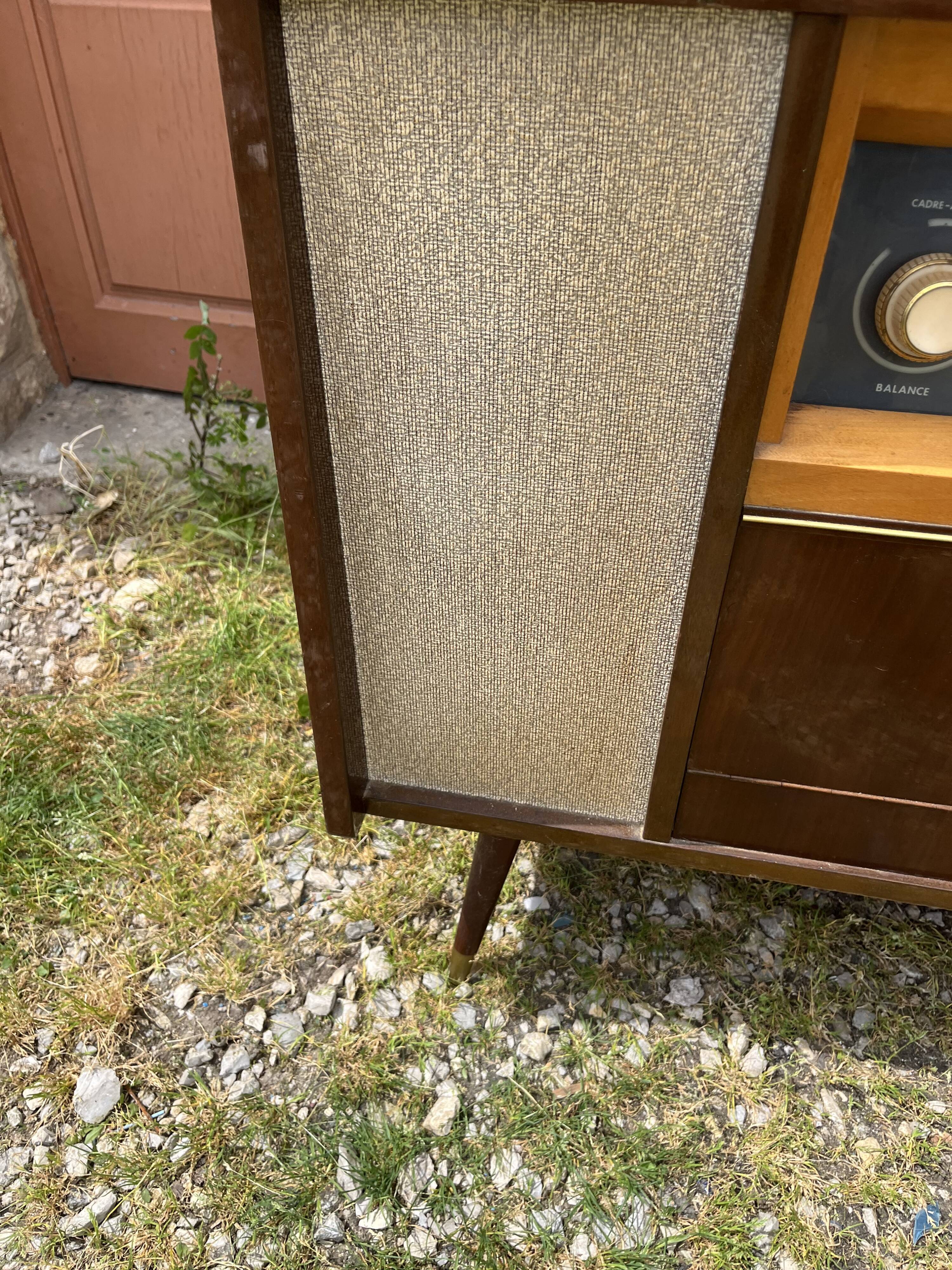 Vintage radio cabinet
