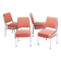 Bauhaus Chairs in Tubular Chrome-Plated Steel, Czech, 1940s, Set of 4