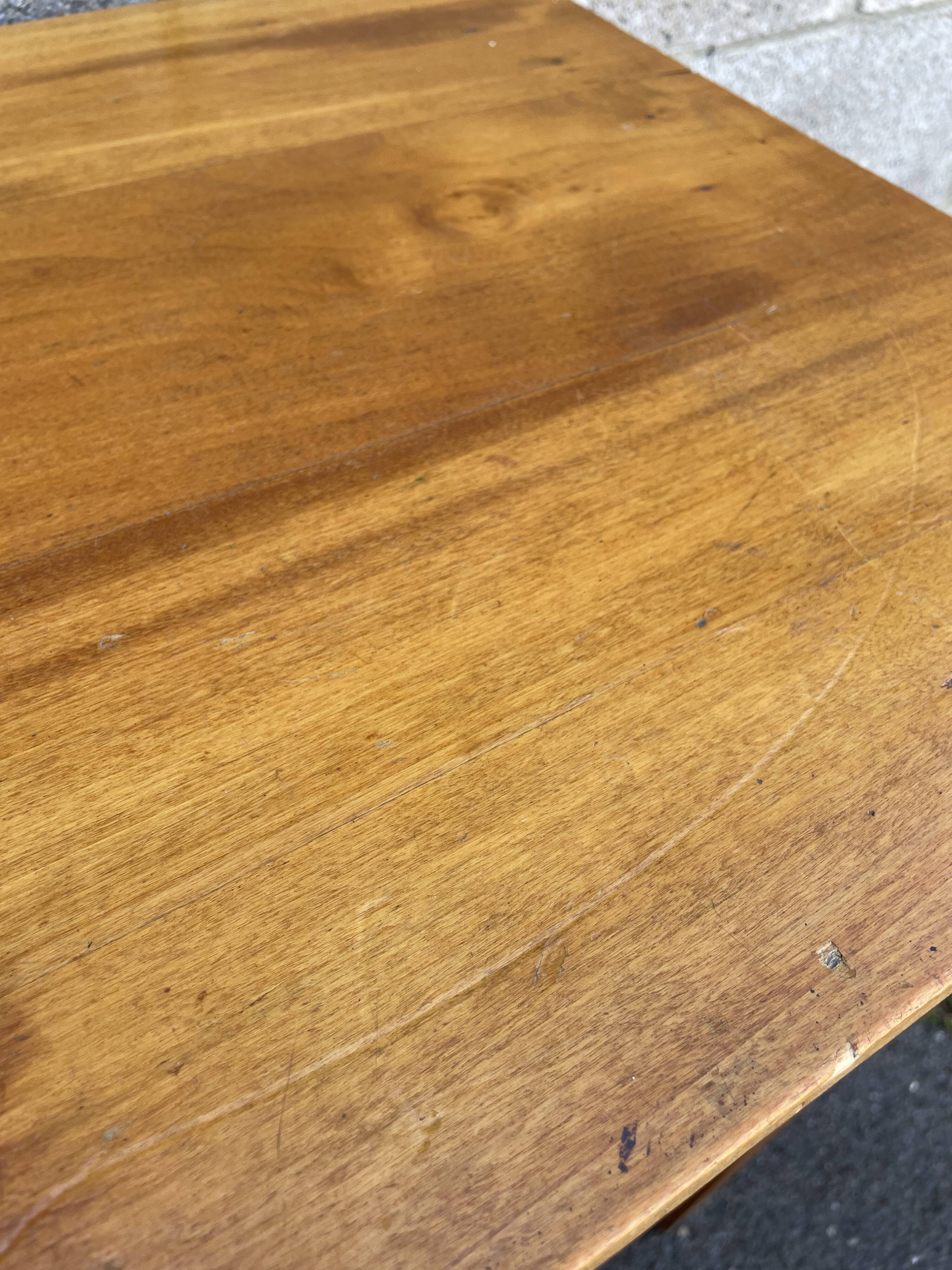 1950s oak side table