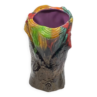 Ceramic vase in Vallauris style