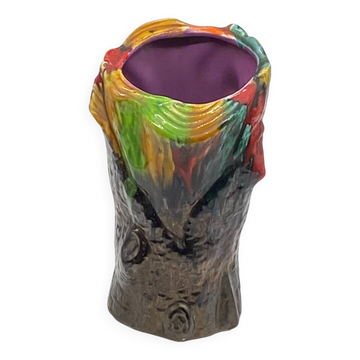 Ceramic vase in Vallauris style