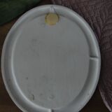 Antique porcelain oval frame