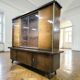 XL vintage wooden display cabinet/buffet/wall unit