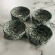 Speckled terracotta bowls