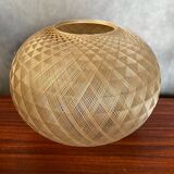 Old Scandinavian Nylon Wire Lampshade Pendant Lamp 70s Vintage