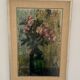 "Flowers" Oil painting, 1960s