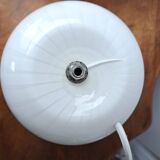 Pair of vintage Murano blown glass mushroom bedside lamps