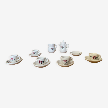 Miniature porcelain coffee/tea set